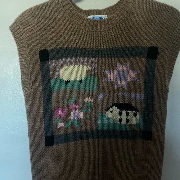 Vintage wool farm vest! - Picture 3 of 4
